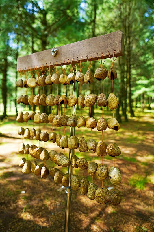 Handmade Panji Seed Shell Bar Chime