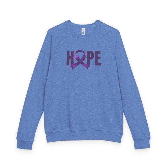 Hope Unisex French Terry Raglan Sweatshirt