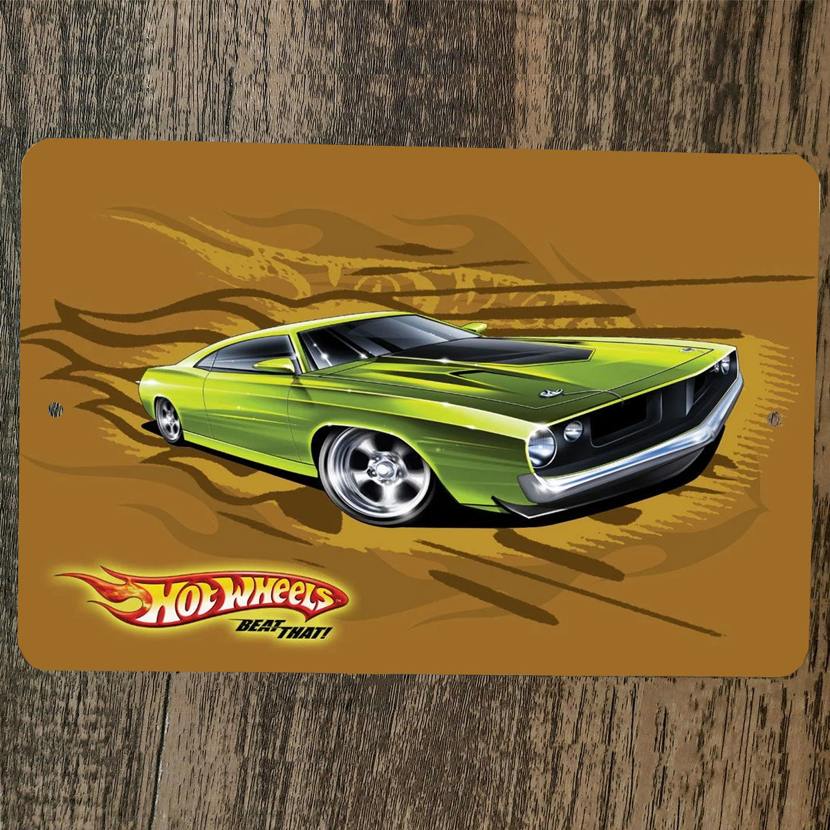 Hot Wheels Car Poster 8x12 Metal Wall Sign #11