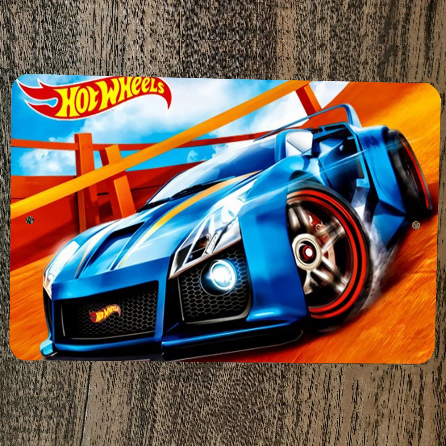 Hot Wheels Car Poster 8x12 Metal Wall Sign #7