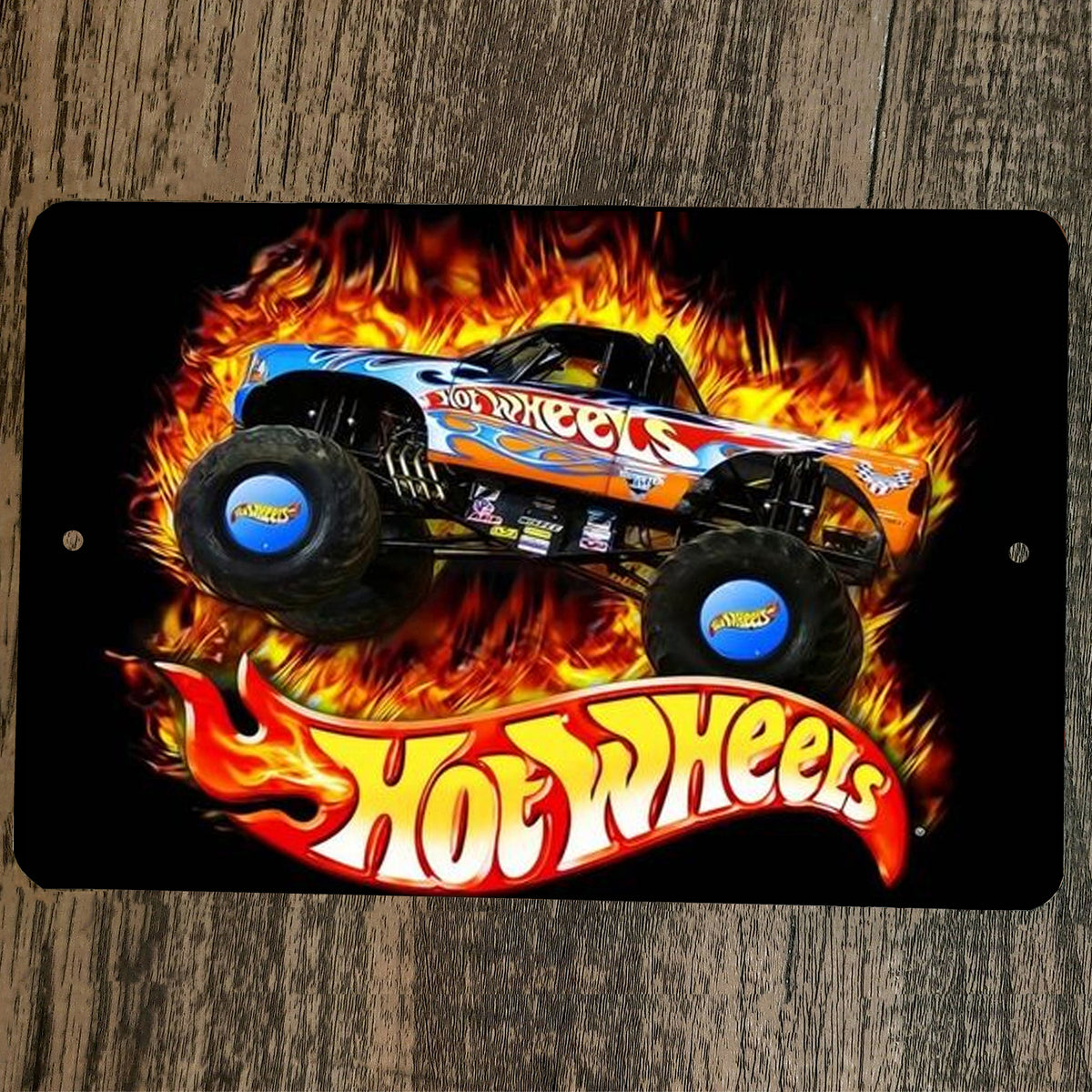 Hot Wheels Car Poster 8x12 Metal Wall Sign #9