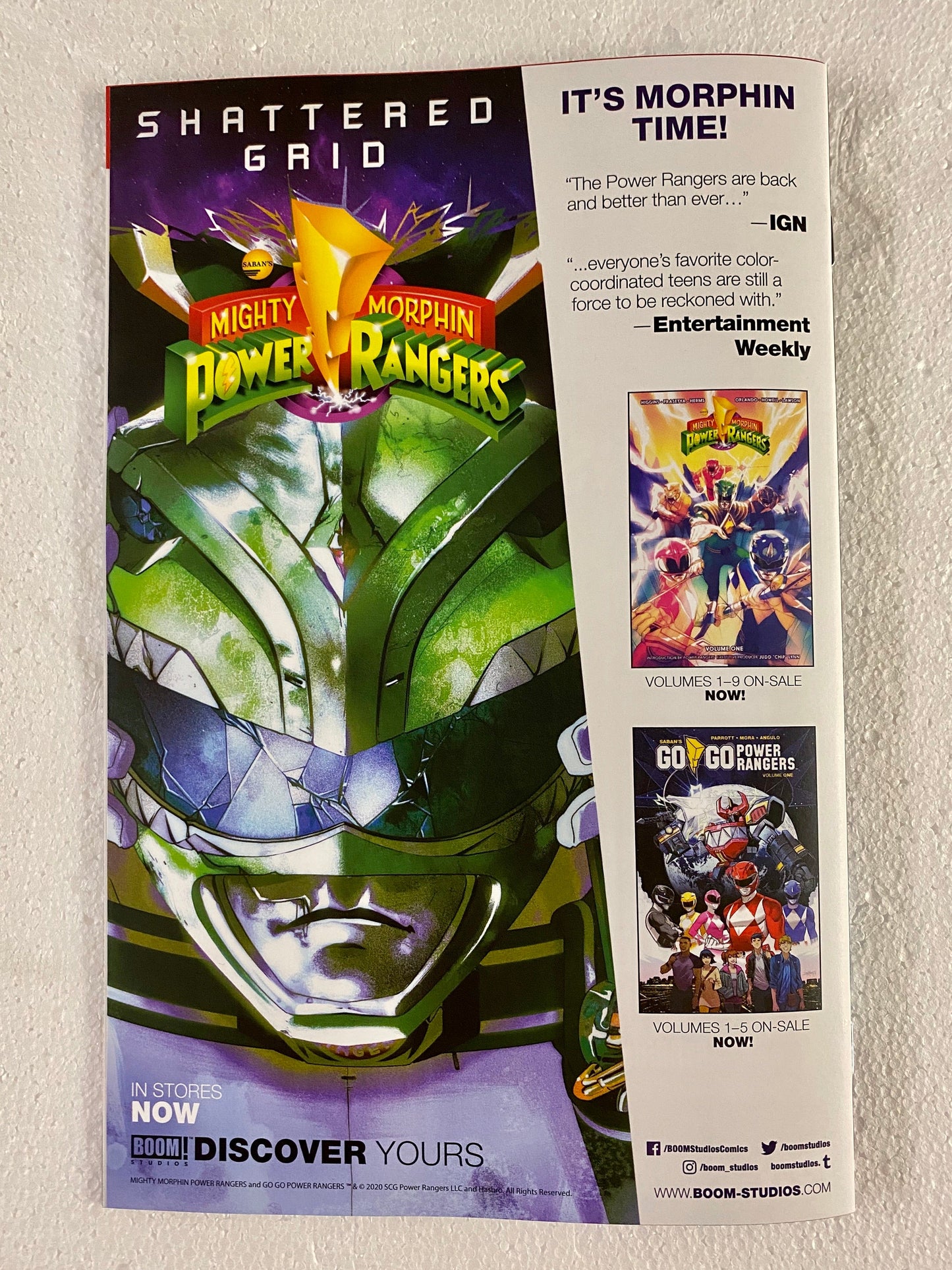 Mighty Morphin Power Rangers Teenage Mutant Ninja Turtles #1 Second Print