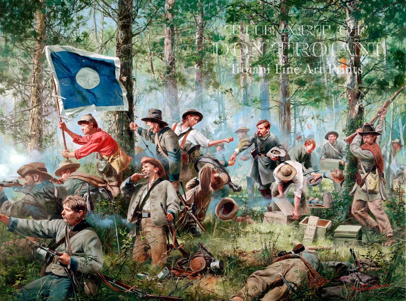 Cleburne At Chickamauga, 2nd Tennessee Regiment - Artist Proof