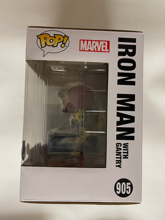 Funko Pop! Deluxe Marvel Iron Man with Gantry #905 GITD PX Previews Exclusive