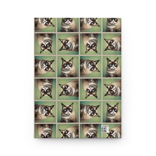 Irritable Cat Hardcover Journal - Perfect for Pet Lovers & Journal Enthusiasts