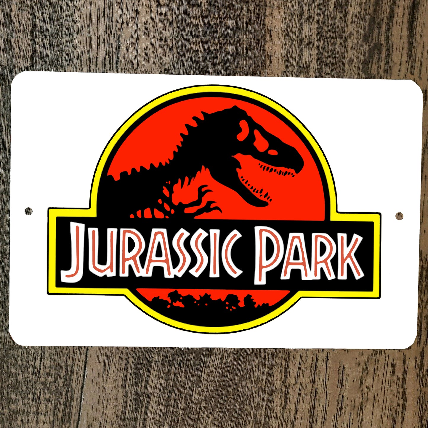 Jurassic Park 8x12 Meta lWall Sign