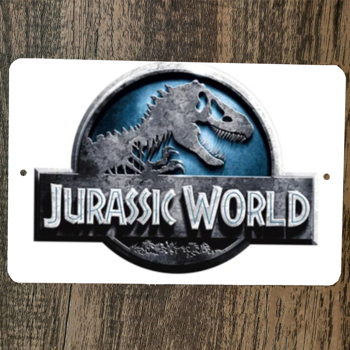 Jurassic World 8x12 Metal Wall Sign