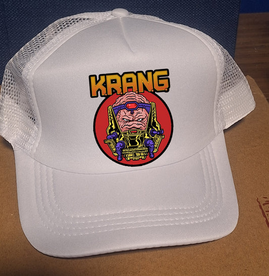 Adjustable Trucker Baseball Cap KRANG Teenage Mutant Ninja Turtles Brain Villain