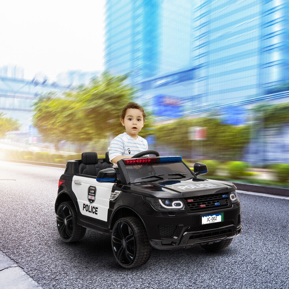 LEADZM JC002 Electric Police Ride-On Car for Kids with 2.4G Remote Control
