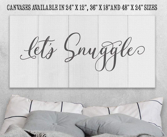 Let's Snuggle - Canvas