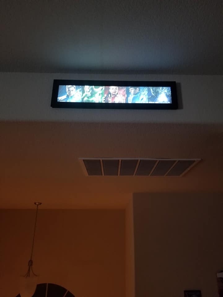 Mylar 5x25 Glowbox LED Light Box Poster Frame