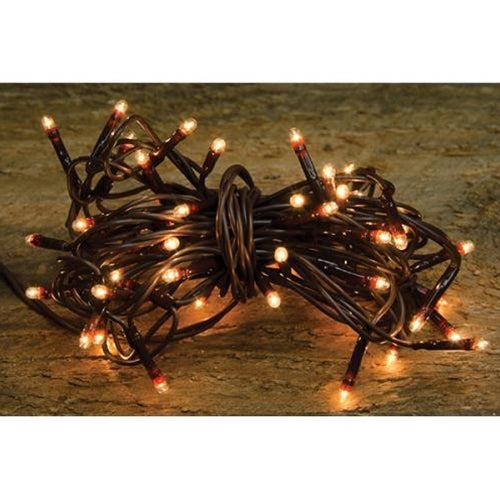 Teeny Lights Brown Cord 50ct (Pack of 2)