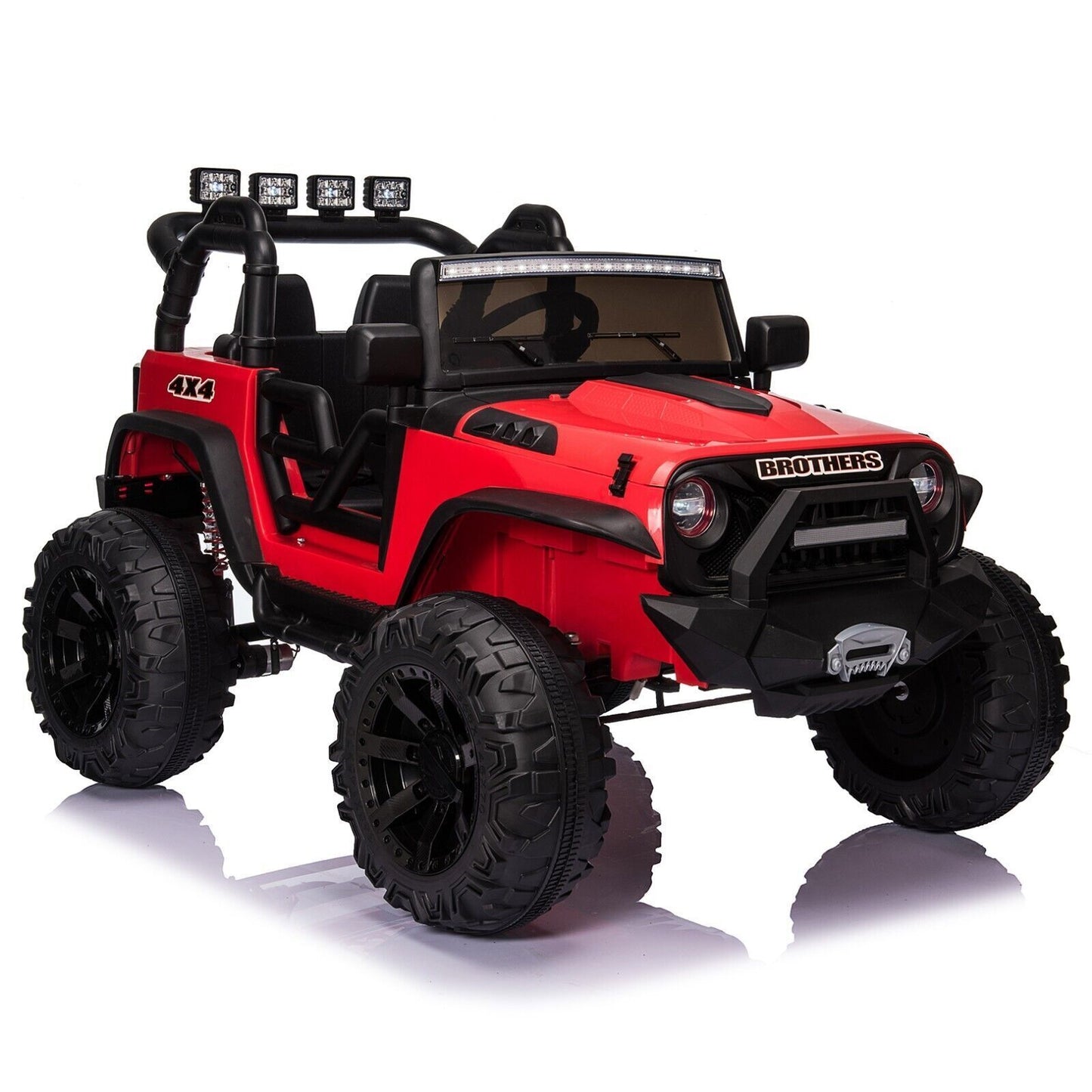 24V Electric Kids Ride On Jeep with Remote Control, USB, and Bluetooth Connectivity