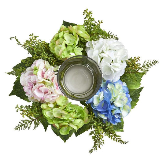 Hydrangea Artificial Candelabrum