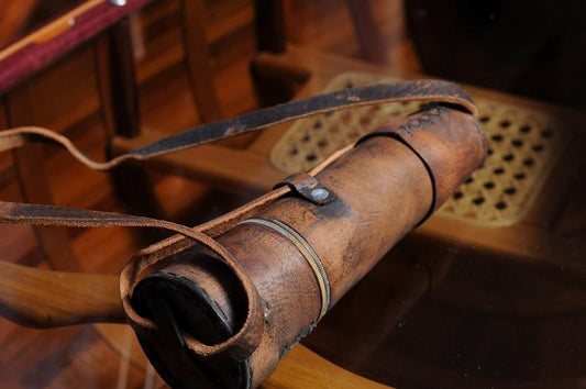 Handheld Telescope w leather overlay-15 inches