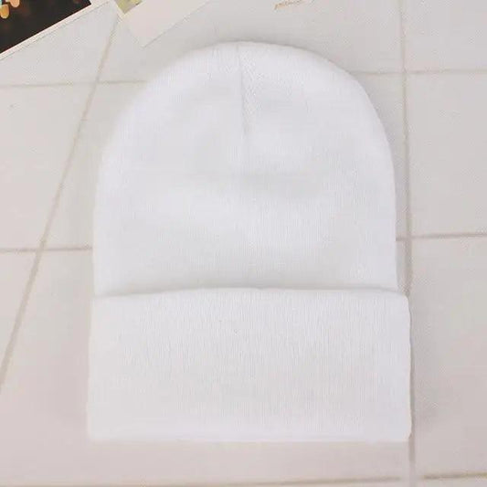 New Winter Hats for Women Men Beanies Knitted Solid Cool Hat Girls Autumn Female Beanie Warm Bonnet Casual Cap For Winter Knitted Autumn Winter Cap Warm Elastic Winter Women and Men Hat