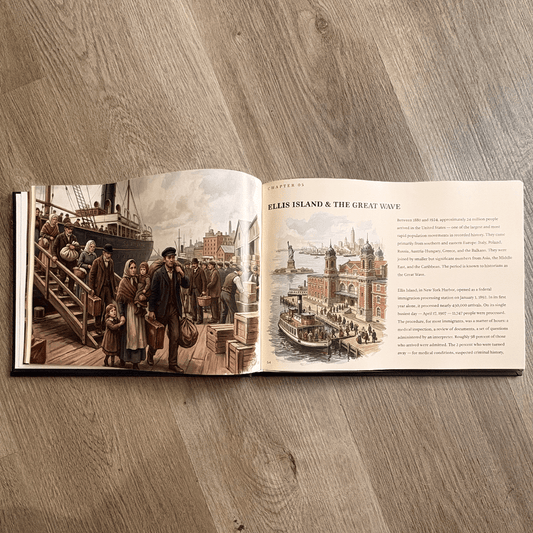 250 Years of American History: America's 250th Anniversary Coffee Table Book (200 Pages)
