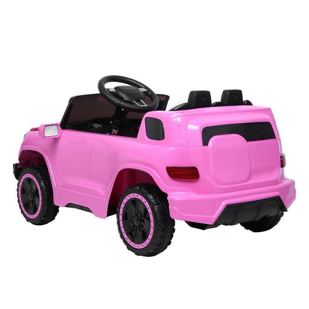 Remote Control Pink Ride On Car Truck for Girls with 3 Speeds and Light Features