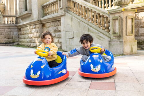 Rev up the Fun with Sonic The Hedgehog 6V Bumper Car - Battery Powered Ride on Toy with Remote for Kids