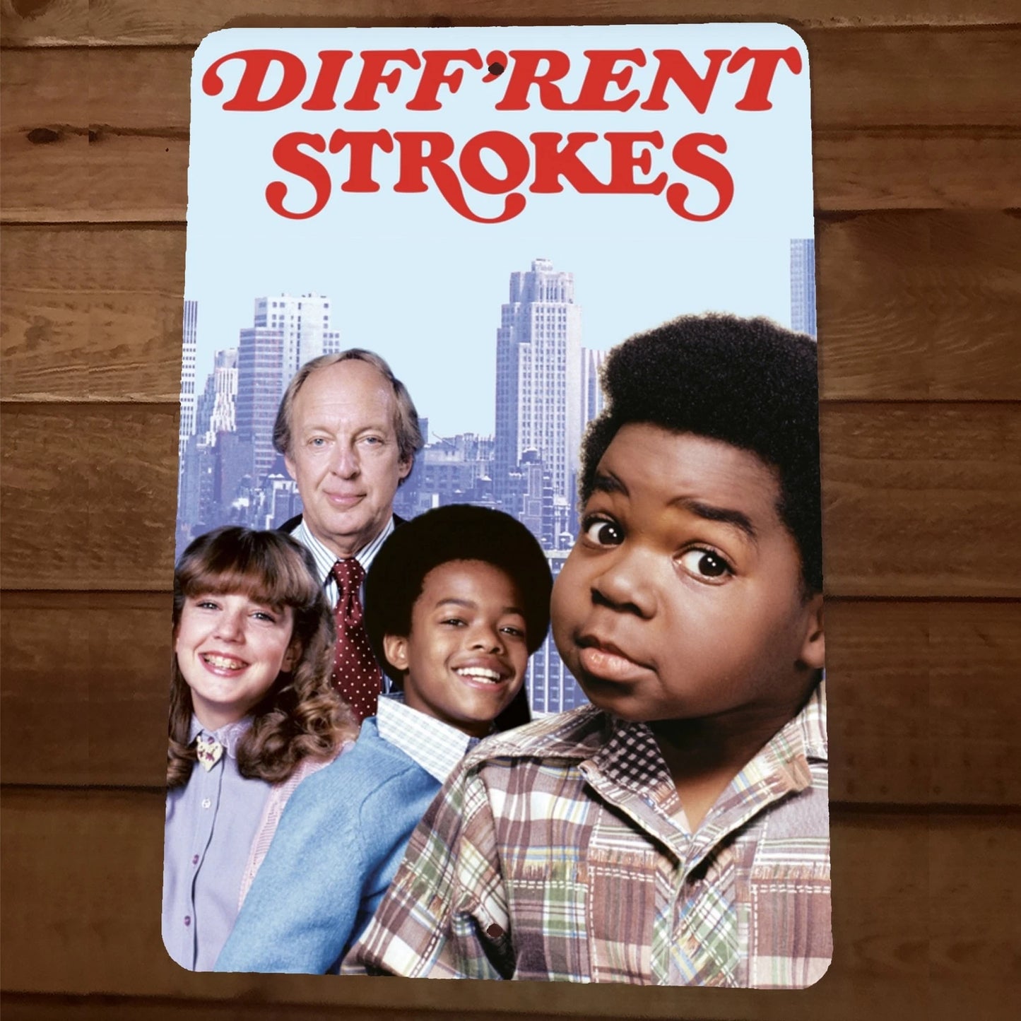 Different Strokes 70-80s TV Show 8x12 Metal Wall Sign