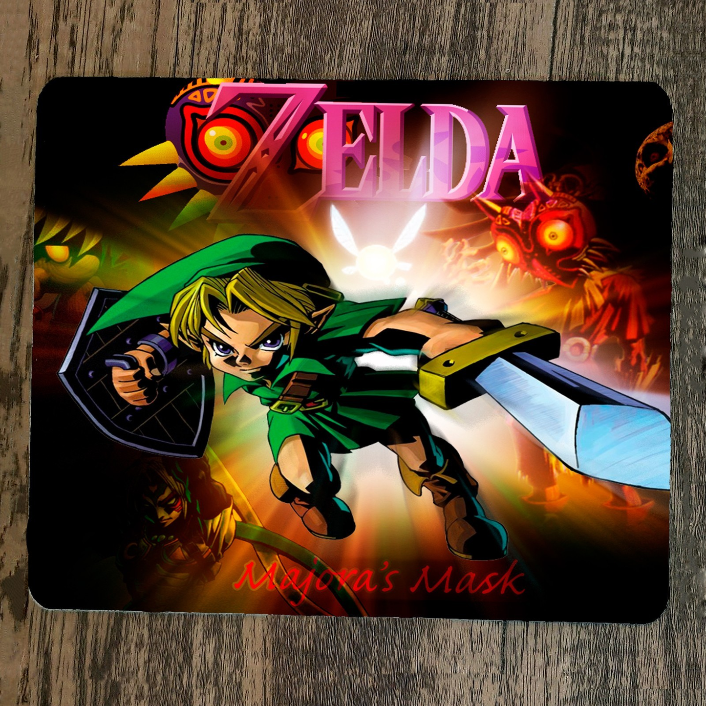 Mouse Pad Zelda Majoras Mask Link Sword