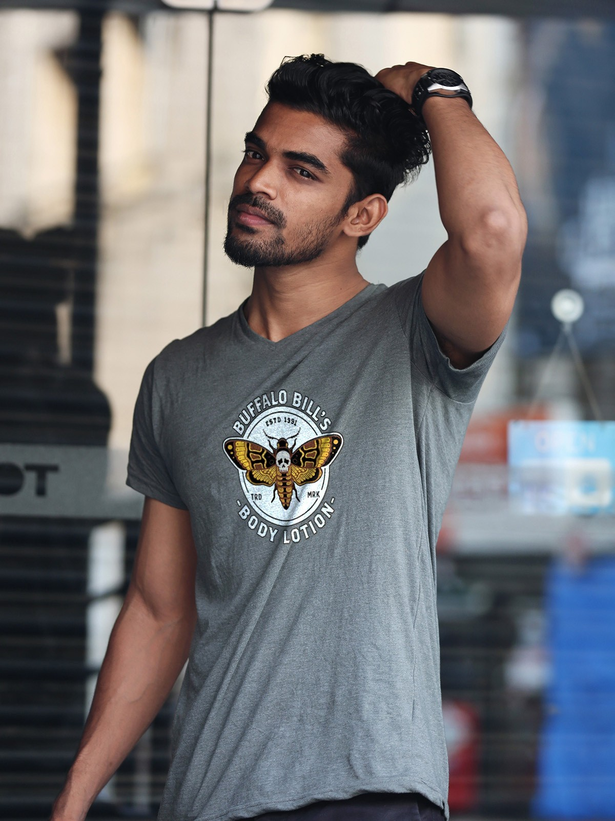 Buffalo Bills Body Lotion Mens T Shirt Gildan