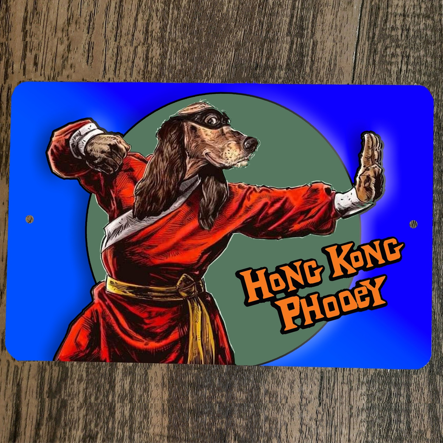 Hong Kong Phooey Number One Super Guy 8x12 Metal Wall Sign