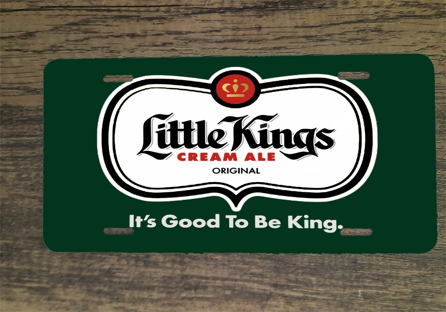 Little Kings 6x12 Custom Mountable License Plate Frame