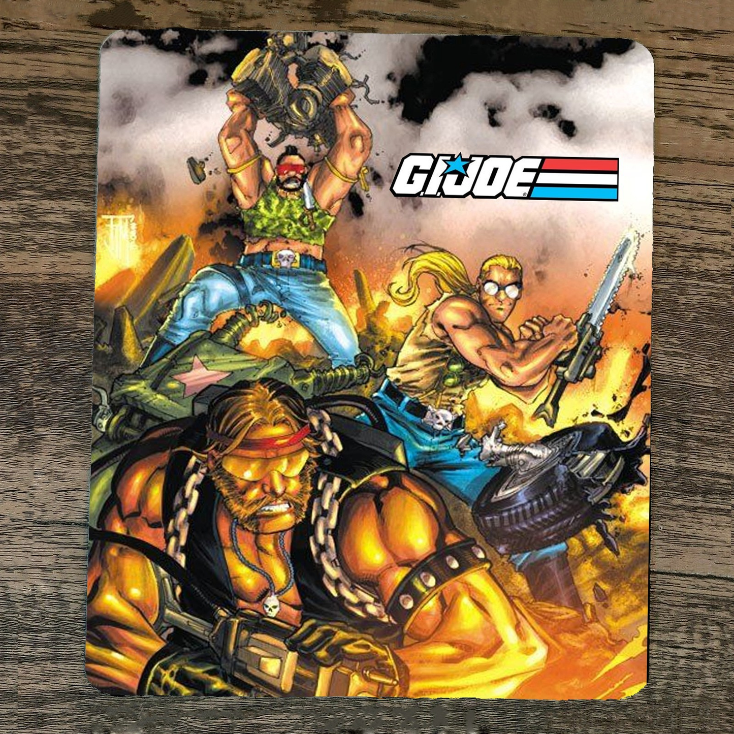 Mouse Pad GI Joe Cobra Dreadnoks Torch Buzzsaw and Ripper