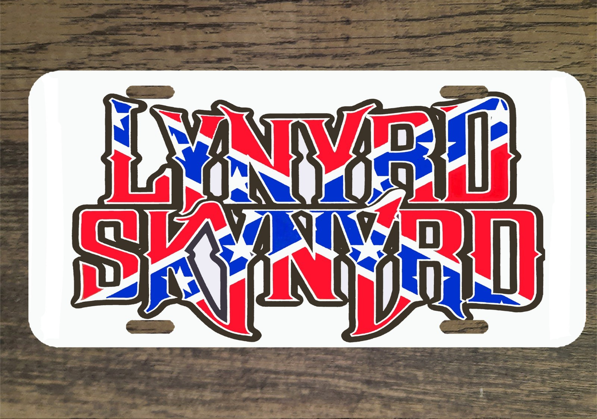 Lynyrd Skynyrd Rock Band 6x12 Custom Mountable Novelty License Plate