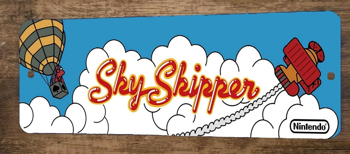 Sky Skipper Arcade Video Game 3x12 Metal Wall Sign Marquee Banner Poster