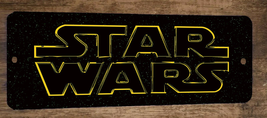 Star Wars Banner Marquee 3x12 Metal Wall Sign