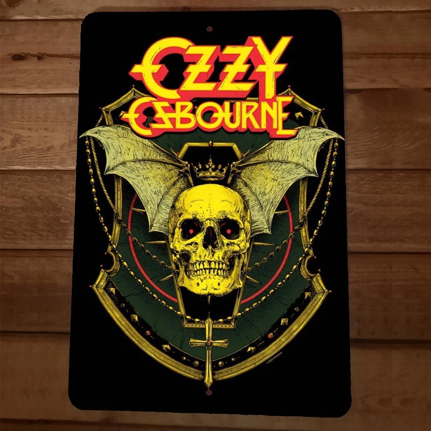 Ozzy Osbourne 8x12 Metal Wall Sign #1