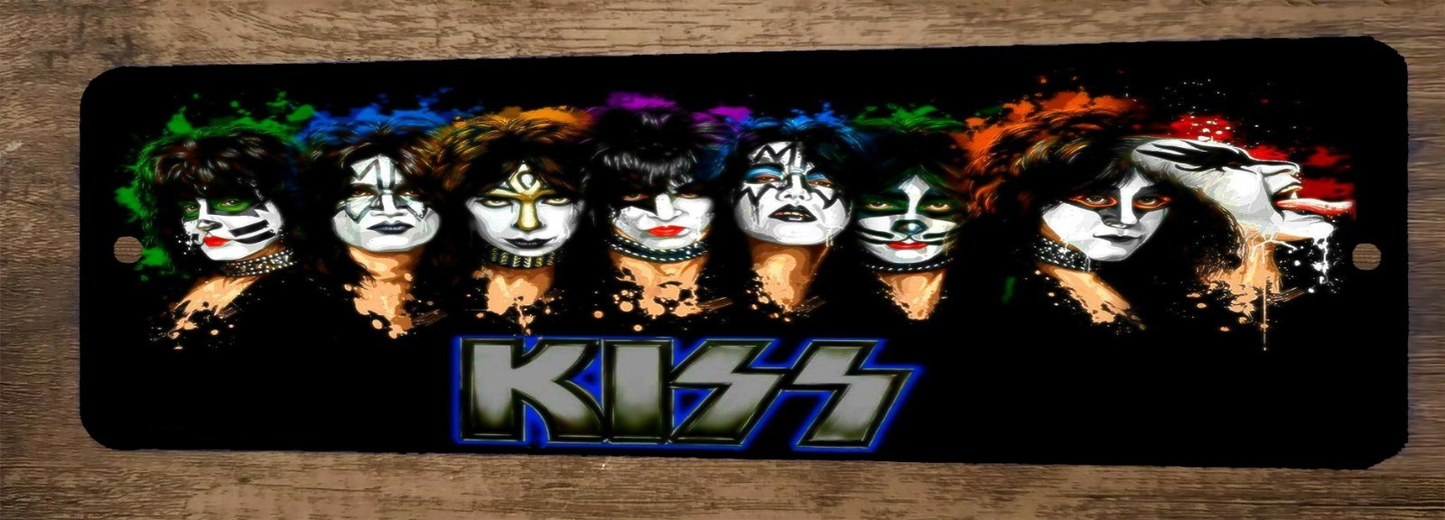 KISS 3x12 Metal Wall Sign