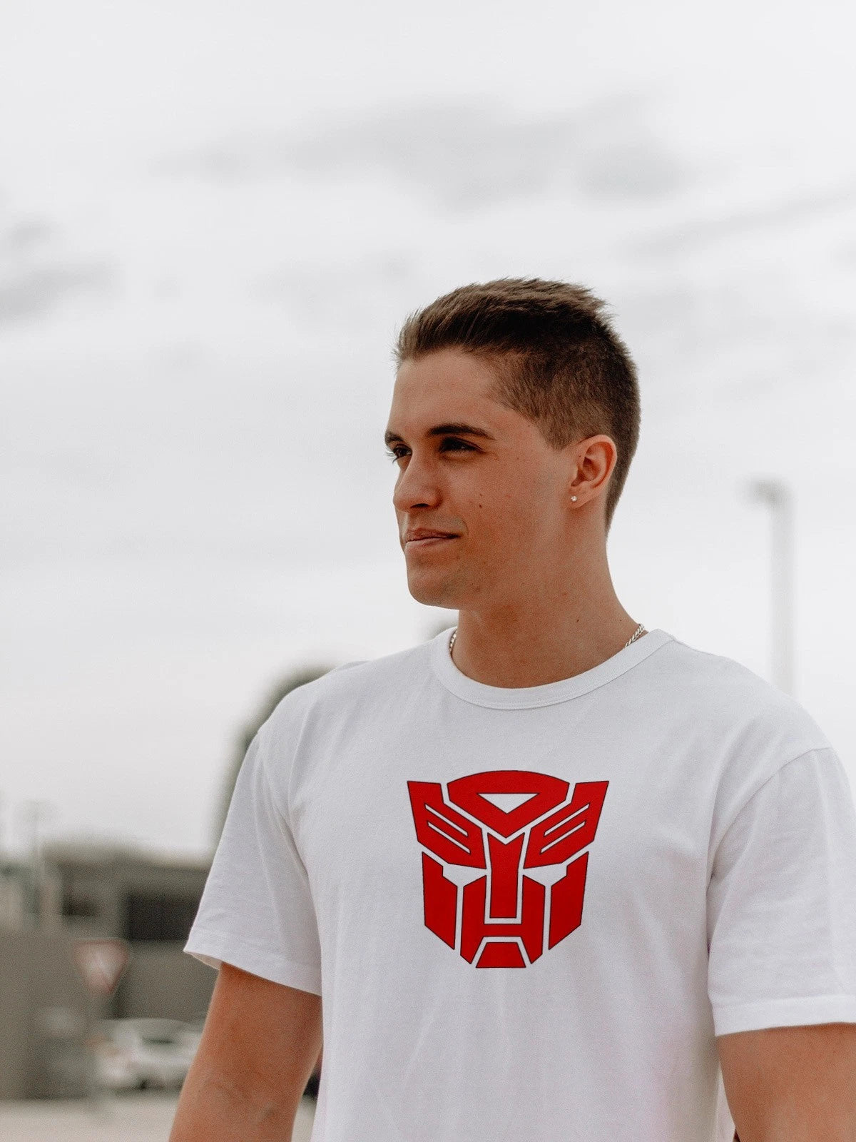 Autobots Transformers Logo Mens T Shirt Gildan