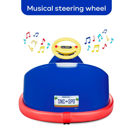 Rev up the Fun with Sonic's Electric Bumper Car: 2 Speeds and 360-Degree Turns for Kids!