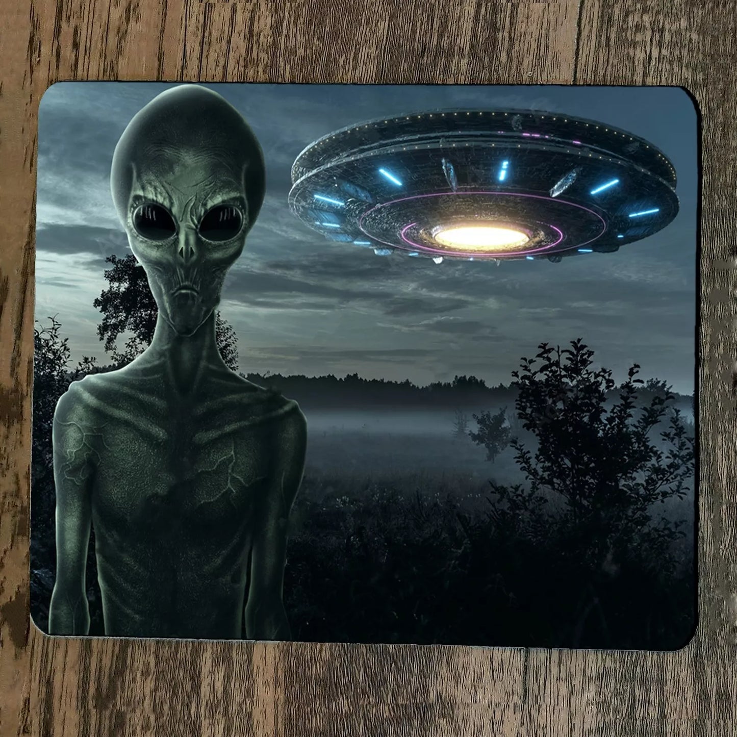 Mouse Pad Alien and UFO