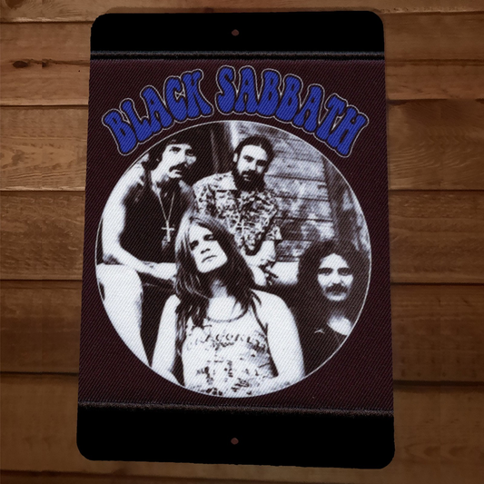 Album Cover Black Sabbath 8x12 Metal Wall Sign