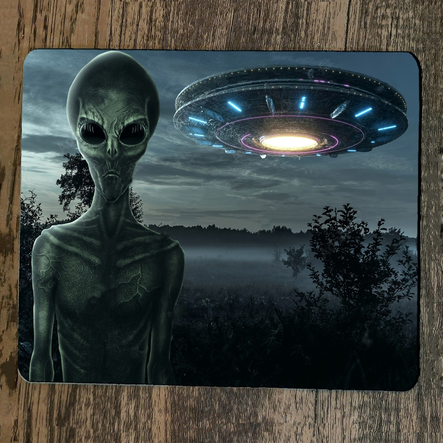 Mouse Pad Alien and UFO