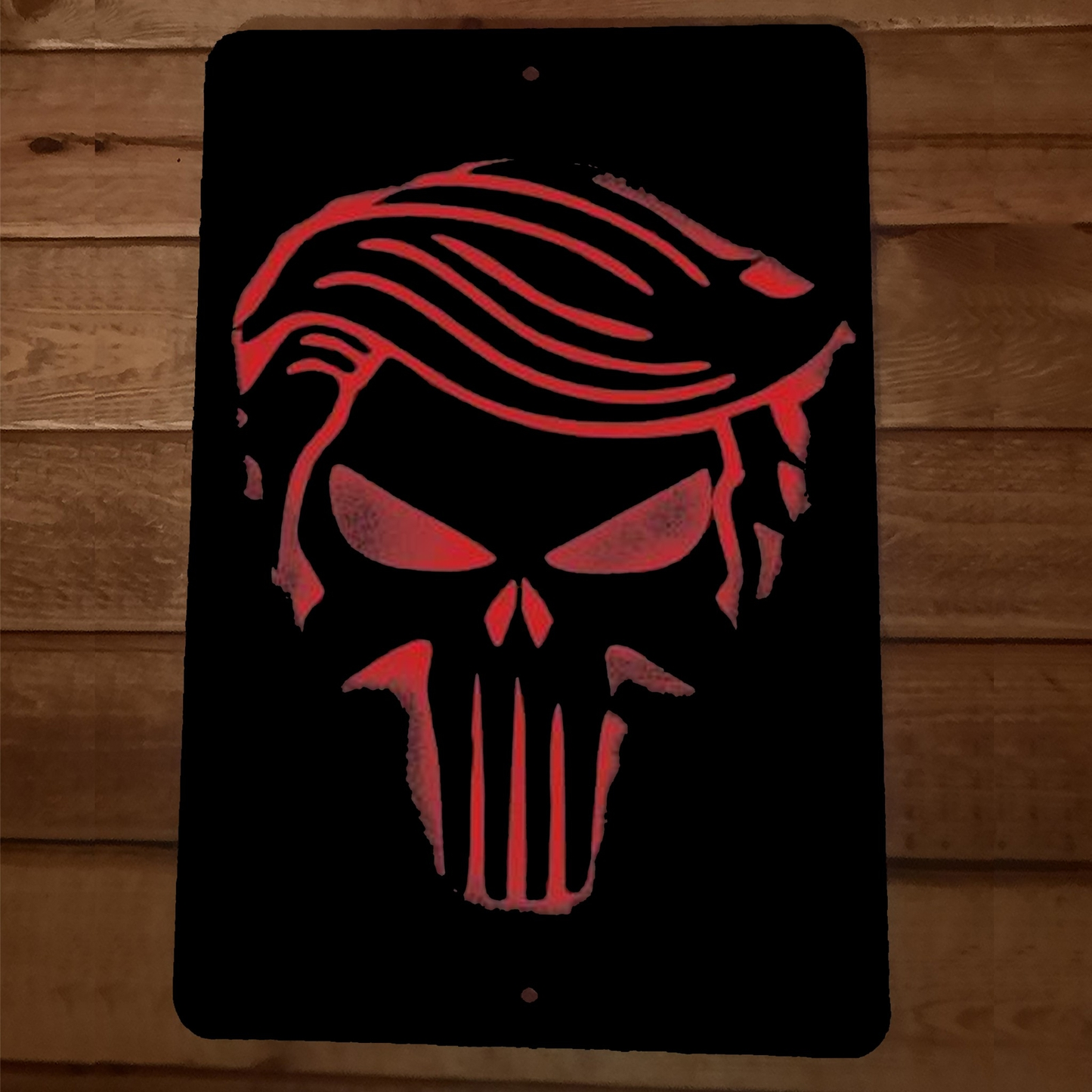Trump Punisher 8x12 Metal Wall Sign Donald USA 45 47