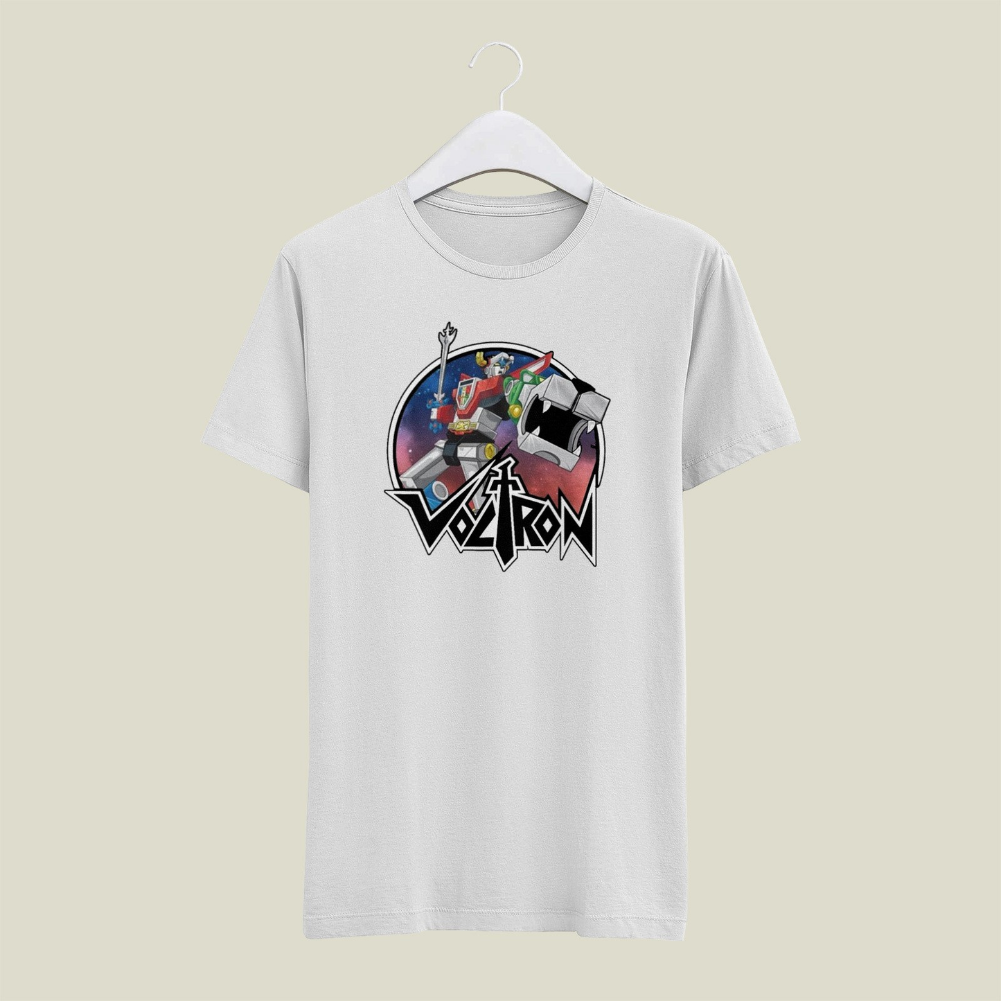 Voltron Defender of the Universe Mens T Shirt Gildan