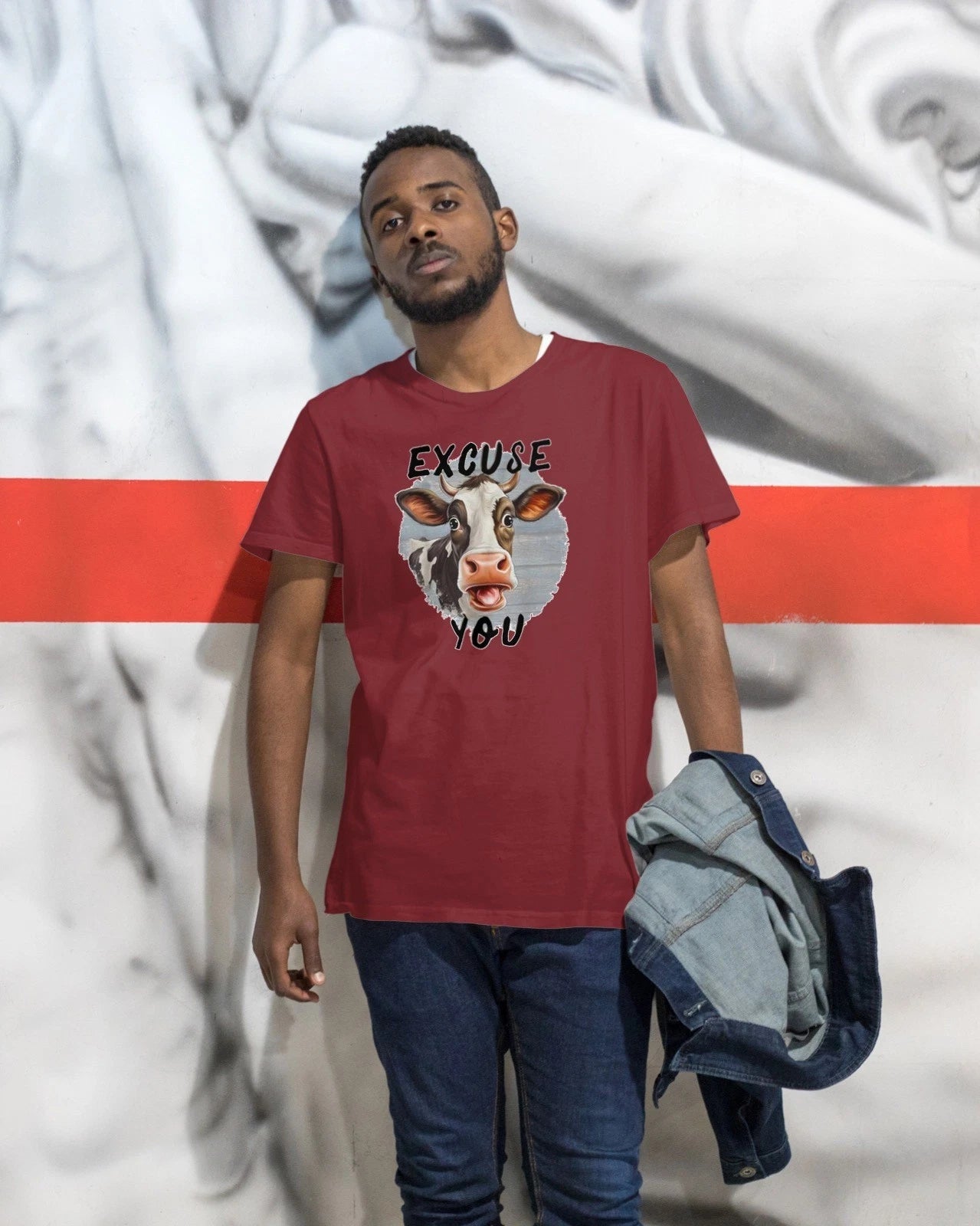 Excuse You Cow Mens T Shirt