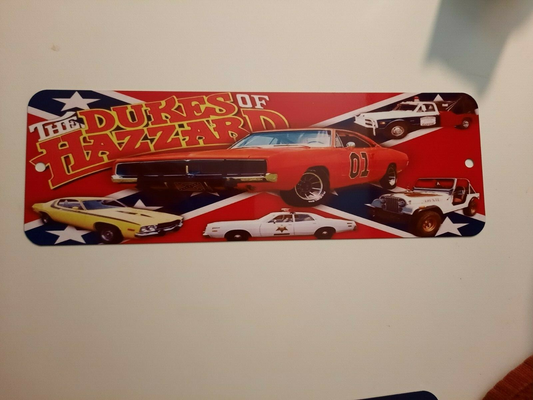 The Dukes of Hazzard Banner Marquee 3x12 Metal Wall Sign