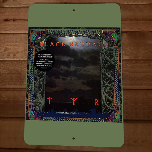Remastered Album Cover Black Sabbath 8x12 Metal Wall Sign