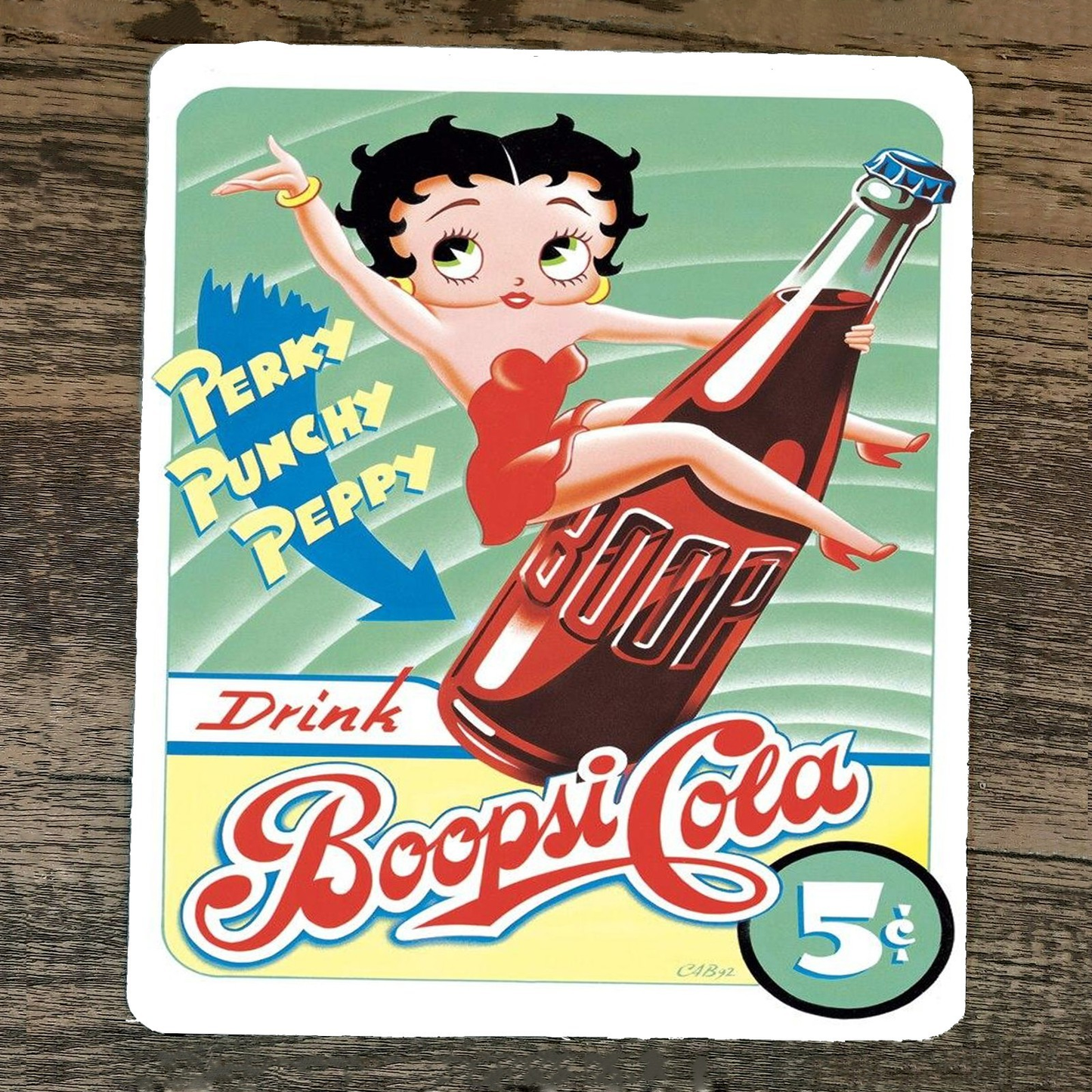 Mouse Pad Betty Boop Drink Boopsi Cola
