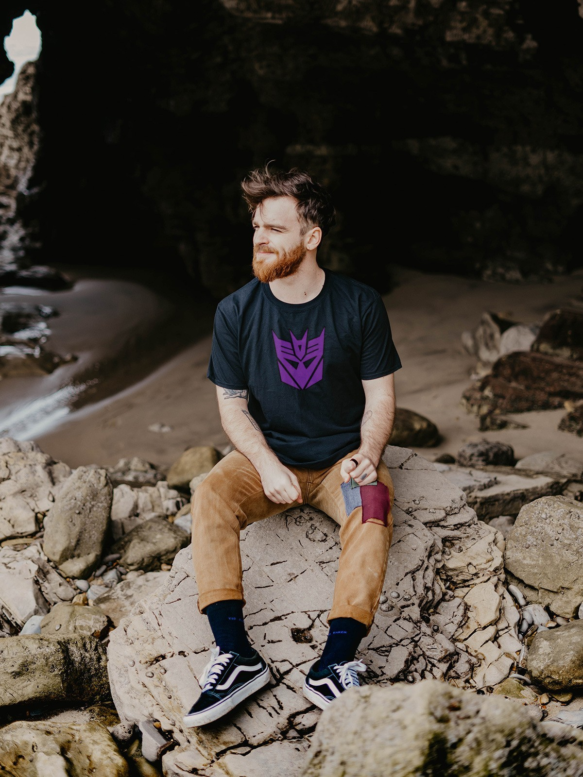 Decepticons Transformers Logo Mens T Shirt Gildan