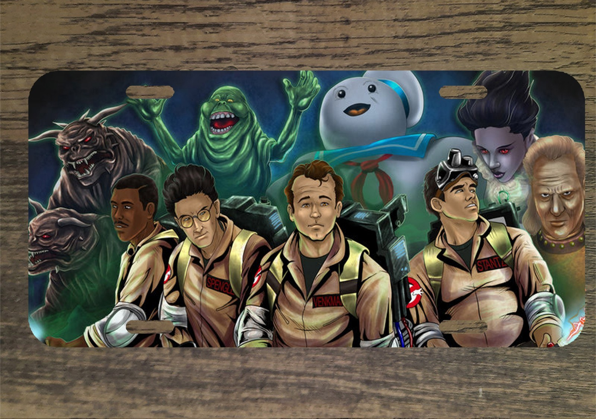 Ghostbusters Classic Cartoon 6x12 Custom Mountable Novelty License Plate
