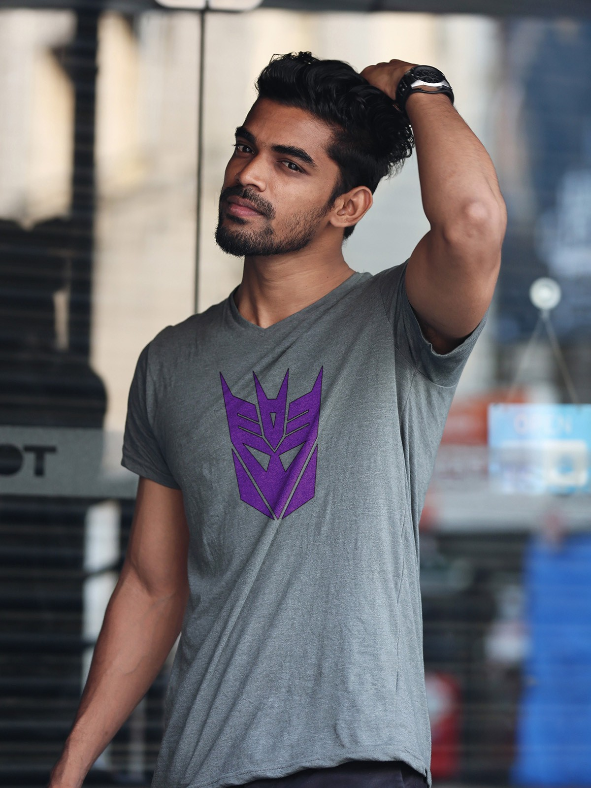 Decepticons Transformers Logo Mens T Shirt Gildan
