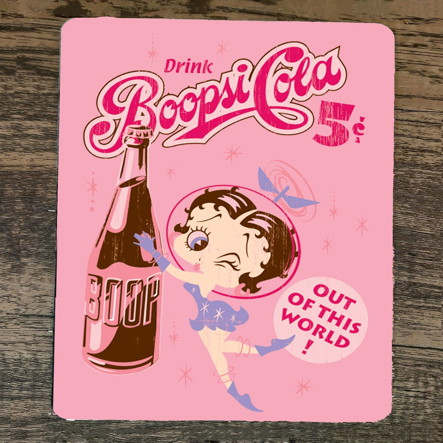 Mouse Pad Betty Boop Out of this World Boopsi Cola