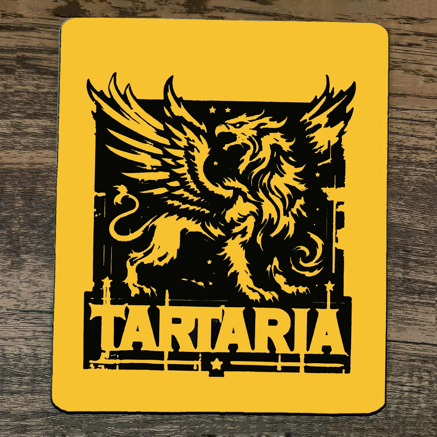 Mouse Pad Yellow Tartary Tartaria Gryphon